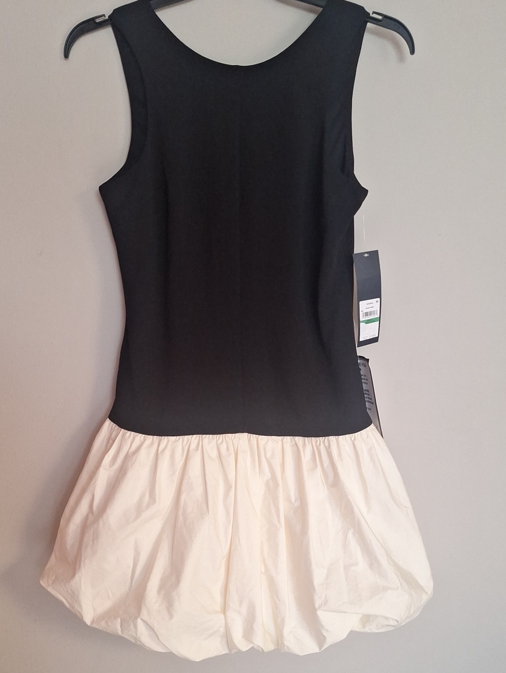Rachel Roy Black Ivory Sleeveless Dress